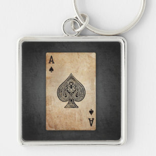 Chaveiro Ás de espadas travesseiro decorativo