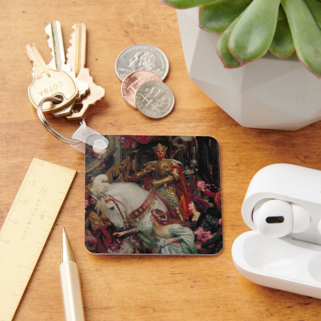 Chaveiro As Duas Coroas de Sir Frank Bernard Dicksee (Mesa)