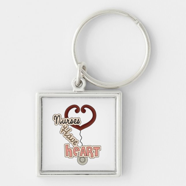 Chaveiro As enfermeiras do estetoscópio têm t-shirt e prese (Frente)