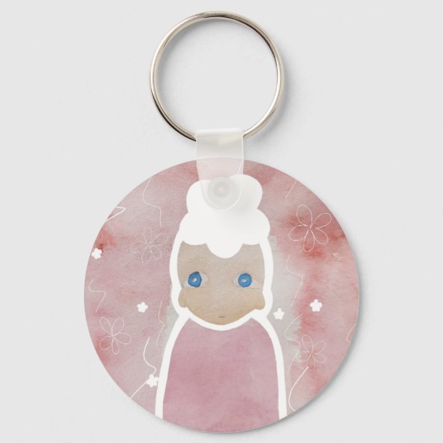 Chaveiro As flores devem ser brancas (Frente)