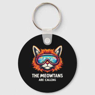 Chaveiro As Meias Chamam Cat Lover Mountain Skier