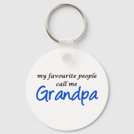 Chaveiro As minhas pessoas favoritas chamam-me avô