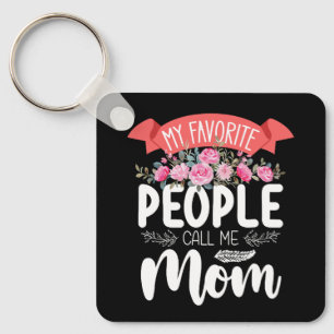 Chaveiro As Minhas Pessoas Favoritas Chamam-Me Mãe Família 