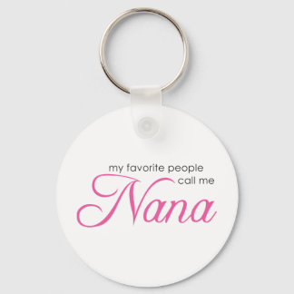 Chaveiro As Minhas Pessoas Favoritas Chamam-Me Nana
