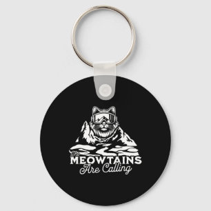 Chaveiro As Montanhas Estão Chamando Gatos Engraçados De Ne