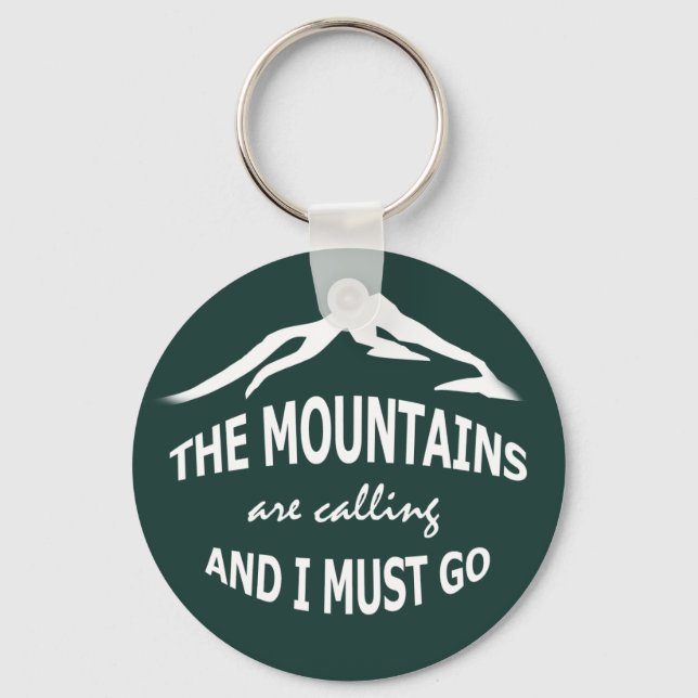 Chaveiro As Montanhas Estão Ligando (Frente)