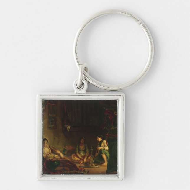 Chaveiro As mulheres de Argel em seu Harem, 1847-49 (Frente)