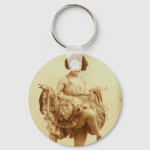 Chaveiro As mulheres retros do vintage francesas