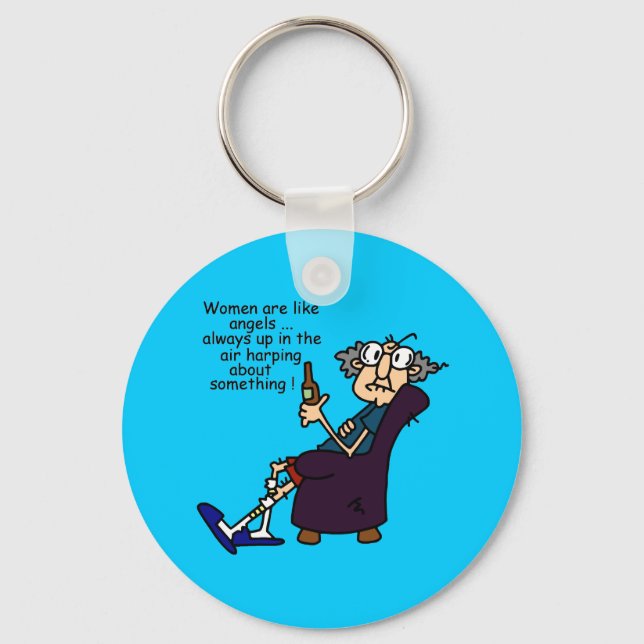 Chaveiro As Mulheres São Como Anjos (Frente)