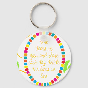 Chaveiro As portas que abrimos e fechamos.