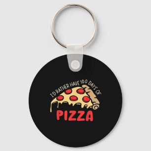Chaveiro As Preferencialmentes De Id Têm 100 Dias De Pizza