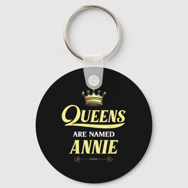 Chaveiro As Rainhas São Chamadas Annie Gift Personalizada E (Frente)