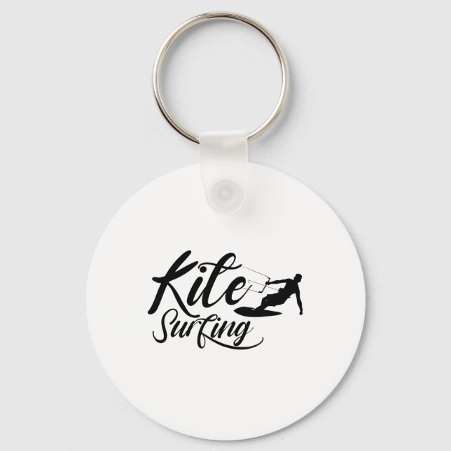 Chaveiro Asa delta Kitesurf Kitesurfe Kiting Kite Surfin (Frente)