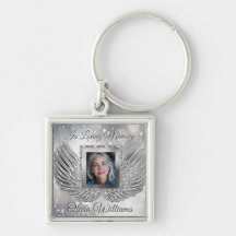 Asas de Anjo Memorial Personalizadas Adicionar Fot