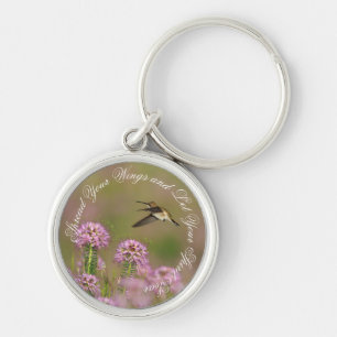 Chaveiro Asas de Hummingbird Inspiradoras