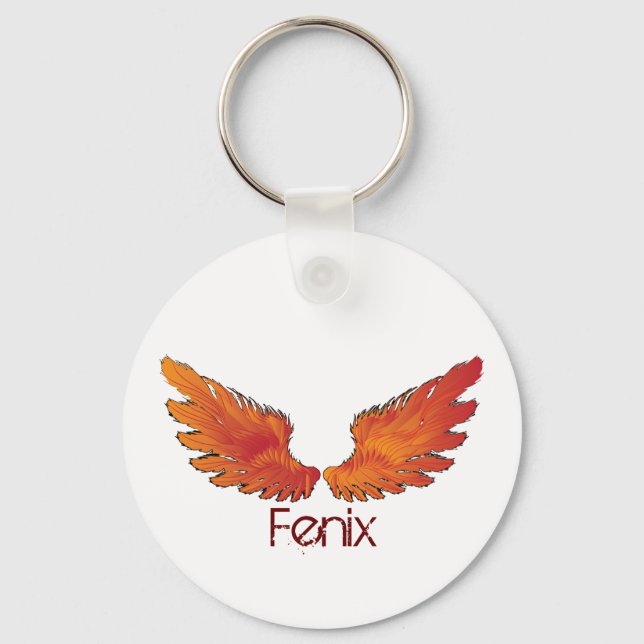 Chaveiro Asas Vermelhas (Frente)