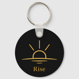 Chaveiro Ascensão — Nascer do Sol Minimalista
