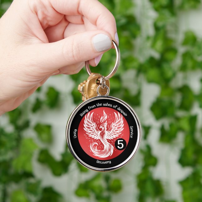 Chaveiro Ascensão Phoenix - Etapa na Oferta de Recuperação (Mão)