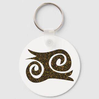 Chaveiro Ashanti símbolo coragem Adinkra