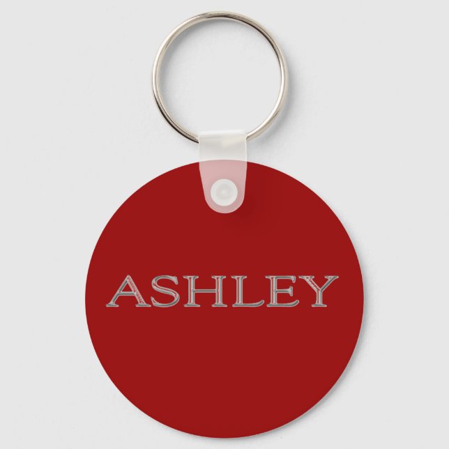Chaveiro Ashley Personalized Name (Frente)
