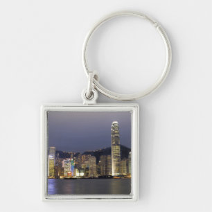 Chaveiro Ásia, China, Hong Kong, horizonte urbano e 2