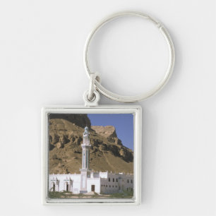 Chaveiro Ásia, Iêmen, Tarim. Mesquita branca.