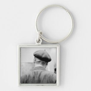 Chaveiro Ásia, Japão, Tóquio. Homem com Beret, Metro de 