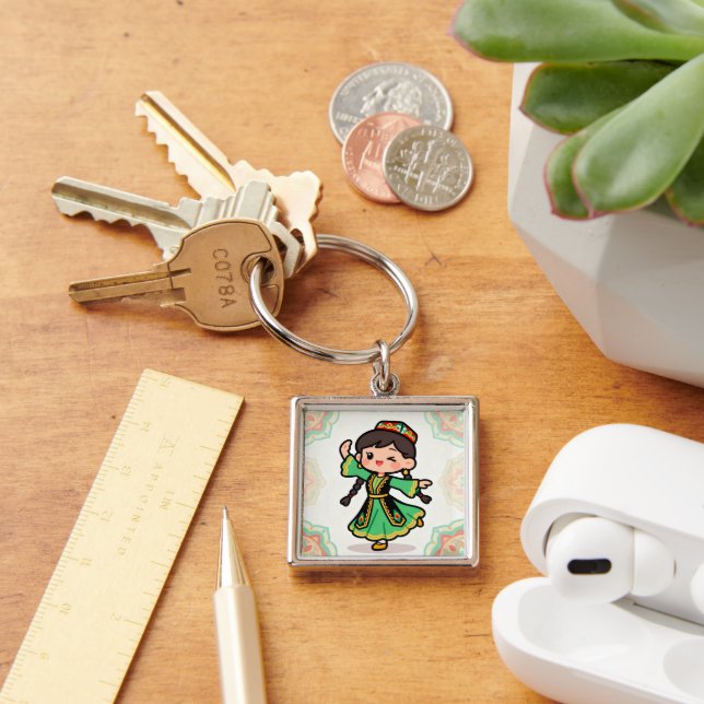 Chaveiro Asian Folk Dancer Keychain (Mesa)
