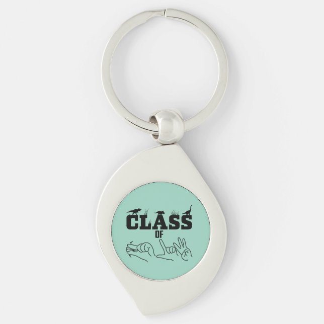 Chaveiro ASL - Classe de 2026 - Graduação ASL Design T-Shir (Frente)