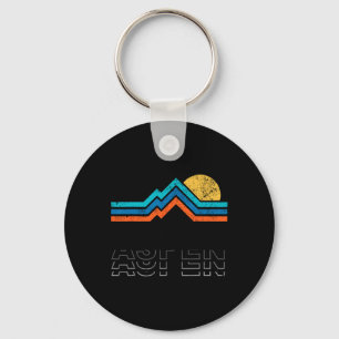 Chaveiro Aspen Colorado Co Esqui de Montanha Vintage 80s As