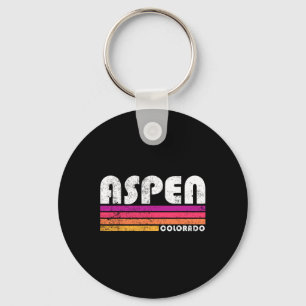 Chaveiro Aspen Colorado Co Esqui na Montanha Vintage 80s As