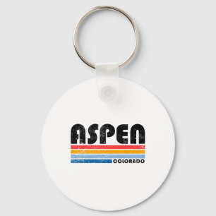 Chaveiro Aspen Colorado Co Esqui na Montanha Vintage Aspen