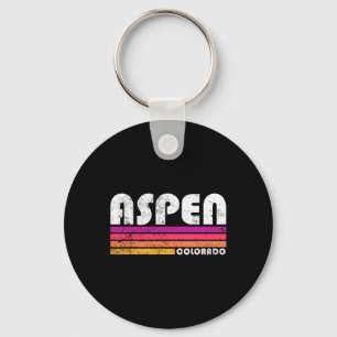 Chaveiro Aspen Colorado Co Mountain Skiing Vintage 80s Aspe