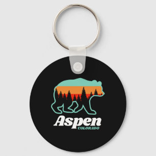 Chaveiro Aspen Colorado Skiing Snowboard Bear