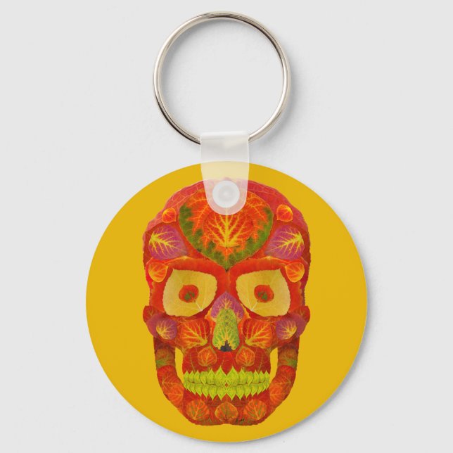 Chaveiro Aspen Folha Crânio 16 (Frente)