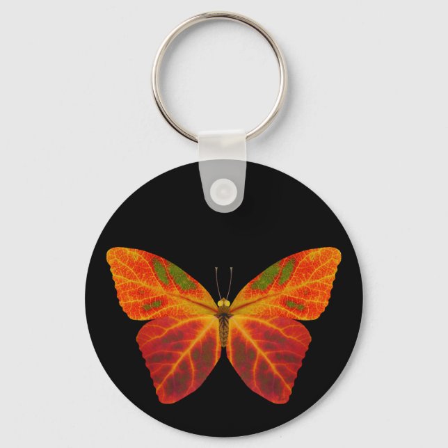 Chaveiro Aspen Leaf Butterfly 2 (Frente)