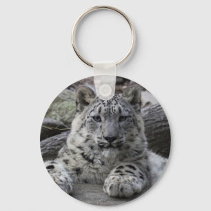 Chaveiro Assento de Cub do leopardo de neve