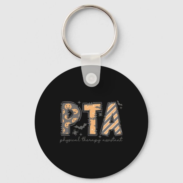Chaveiro Assistente de Terapia Física do Halloween Spooky A (Frente)