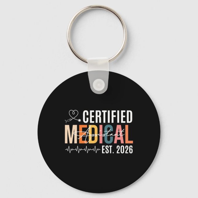 Chaveiro Assistente Médico Certificado Est 2026 Cma Graduad (Frente)