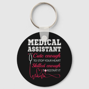 Chaveiro Assistente Médico Enfermeiro Cute Interromper Febr