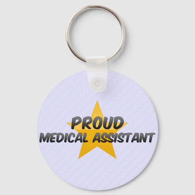 Chaveiro Assistente médico orgulhoso (Frente)