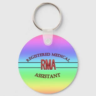 CHAVEIRO ASSISTENTE MÉDICO REGISTRADO LOGOTIPO DE RMA