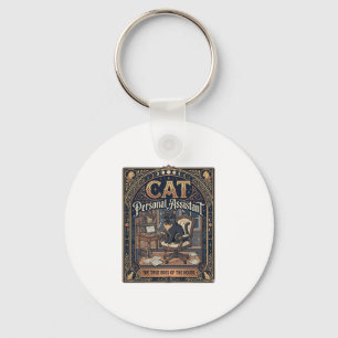 Chaveiro Assistente Pessoal Gato Dono Engraçado Humor Gato