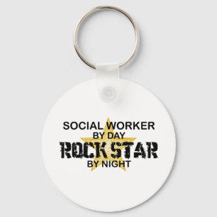 Chaveiro Assistente Social Rock Star por Noite