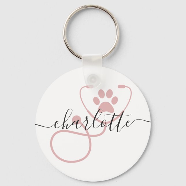 Chaveiro Assistente Veterinário Veterinário Veterinário Vet (Frente)