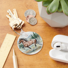 Chaveiro Astrid Tolting Icelandic Horse watercolor