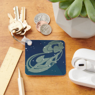 Chaveiro Astrologia Vintage Zodiac, Constelação Virgo