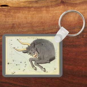 Chaveiro Astrologia Zodíaco Vintage Touro Constelação Touro