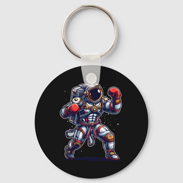 Chaveiro Astronaut Muay Thai Boxe Karatê Kickboxing Marti (Frente)
