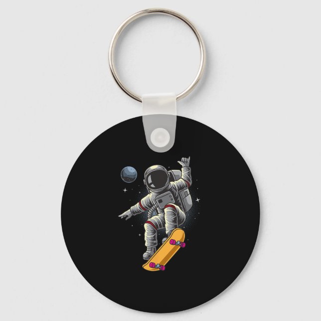Chaveiro Astronaut Patinando Espaço Planetas Lua Astrona (Frente)